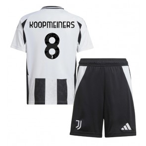 Juventus Teun Koopmeiners #8 Dětské Domácí dres komplet 2024-25 Krátký Rukáv (+ trenýrky)